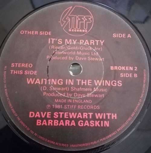 IT`S MY PARTY 45RPM RECORD