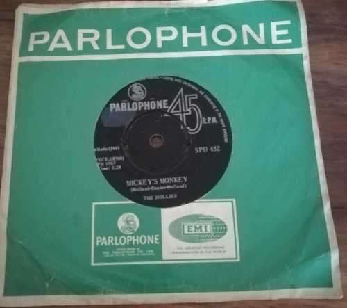 THE HOLLIES - MICKEY`S MONKEY 45RPM RECORD