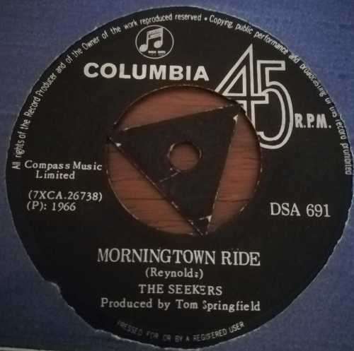 THE SEEKERS - WHEN THE STARS BEGIN TO FALL 45RPM RECORD