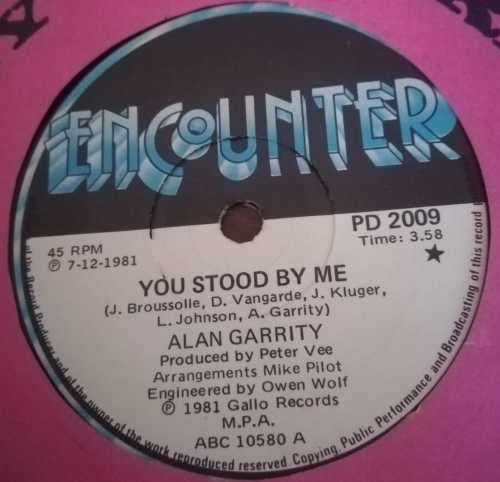 ALAN GARRITY - A CHILD`S PRAYER 45RPM RECORD
