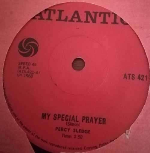 PERRCY SLEDGE - MY SPECIAL PRAYER 45RPM RECORD