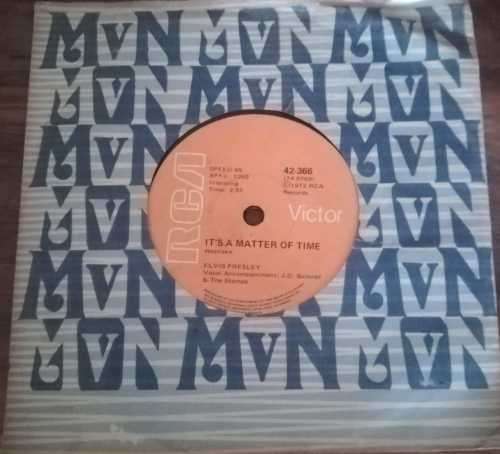 ELVIS PRESLEY - BURNING LOVE 45RPM RECORD