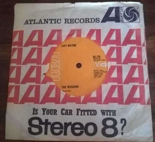 JODY WAYNE - THE WEDDING 45RPM RECORD