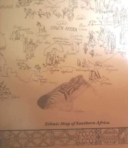 CHARLOTTE K. 1990. ETHNIC MAP OF SOUTH AFRICA. PRINT