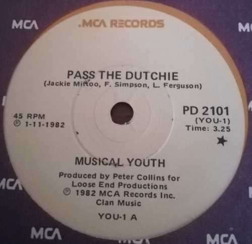 MUSICAL YOUTH 45RPM RECORD