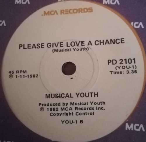 MUSICAL YOUTH 45RPM RECORD