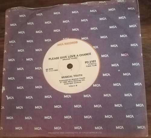 MUSICAL YOUTH 45RPM RECORD