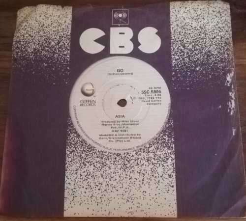 ASIA - GO 45RPM RECORD