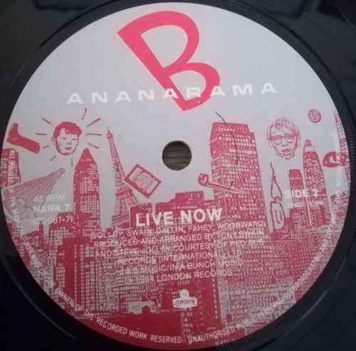 BANANARAMA - ROUGH JUSTICE 45RPM RECORD