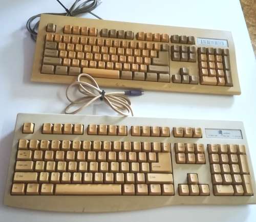 2x Vintage Keyboards plus 1x Mouse