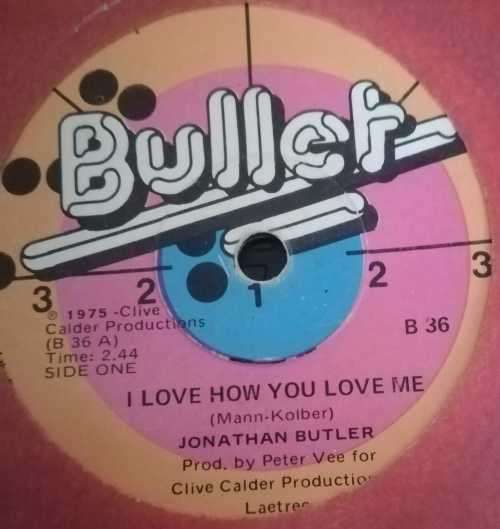 JONATHAN BUTLER 45RPM RECORD