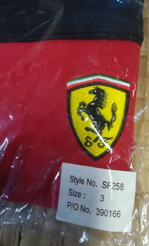 Ferrari long sleeve ladies` jacket. Official Licensed. Made in United Kingdom. Brand New. Size XXS.