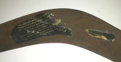 AUTHENTIC ABORIGINAL BOOMERANG