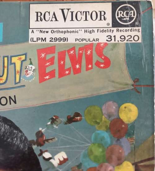 Elvis - Roustabout 33.1/3 RPM record.