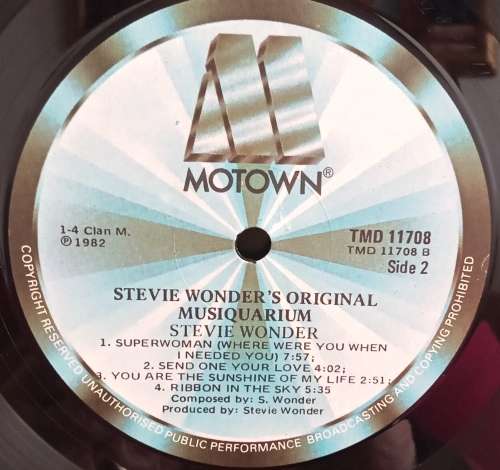 STEVIE WONDER`S ORIGINAL MUSIQUARIUM. TWO-RECORD ALBUM. LP VINYL RECORD.