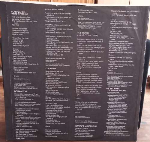 Irene Cara - What a feeling LP vinyl record.