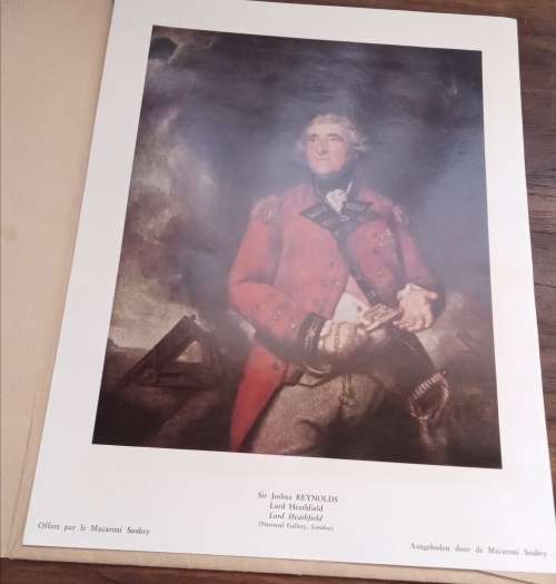 Rare Sir Joshua Reynolds Prints in Folder, 4 prints. Printed in Brussels.