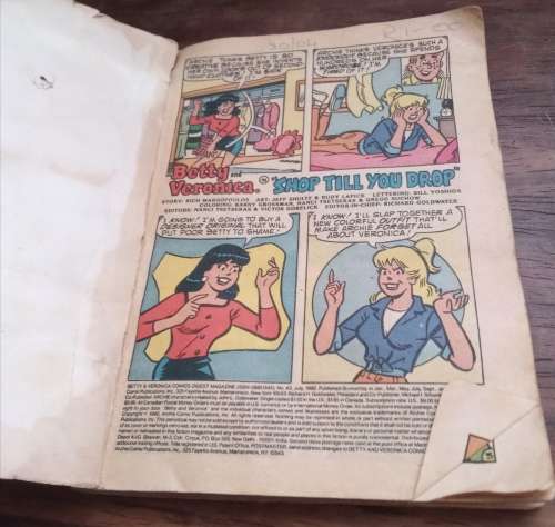 Vintage Betty and Veronica Comic Book