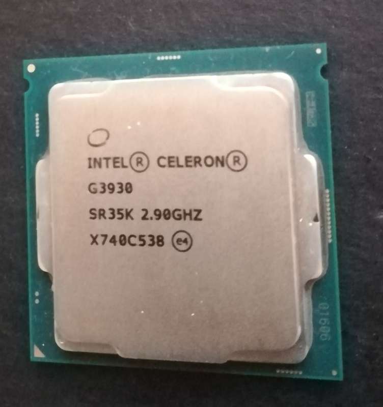 Intel Celeron G3930 2.9 GHz Dual-Core LGA 1151 Processor for 7th gen motherboards.