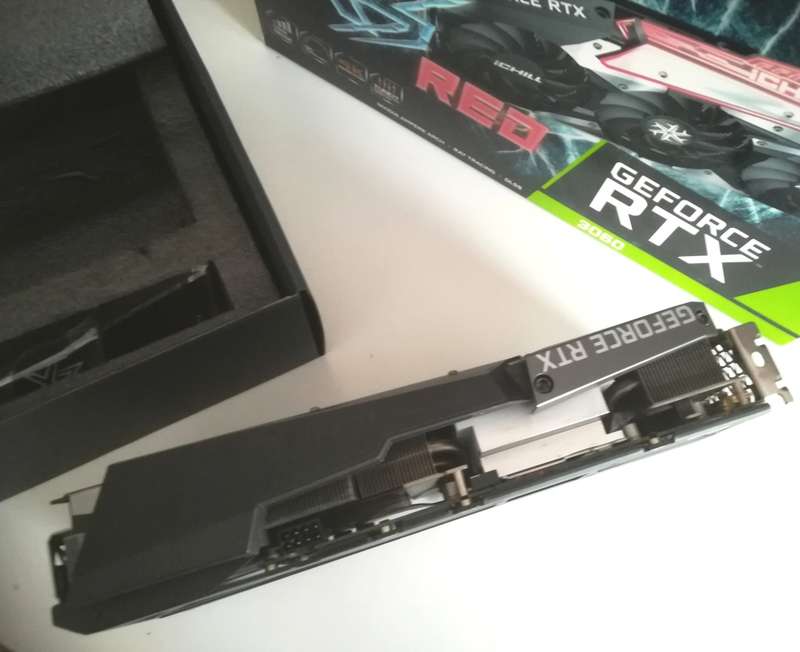 GEFORCE RTX 3060 INNO3D ICHILL RED. 12 GB(WITH WARRANTY )