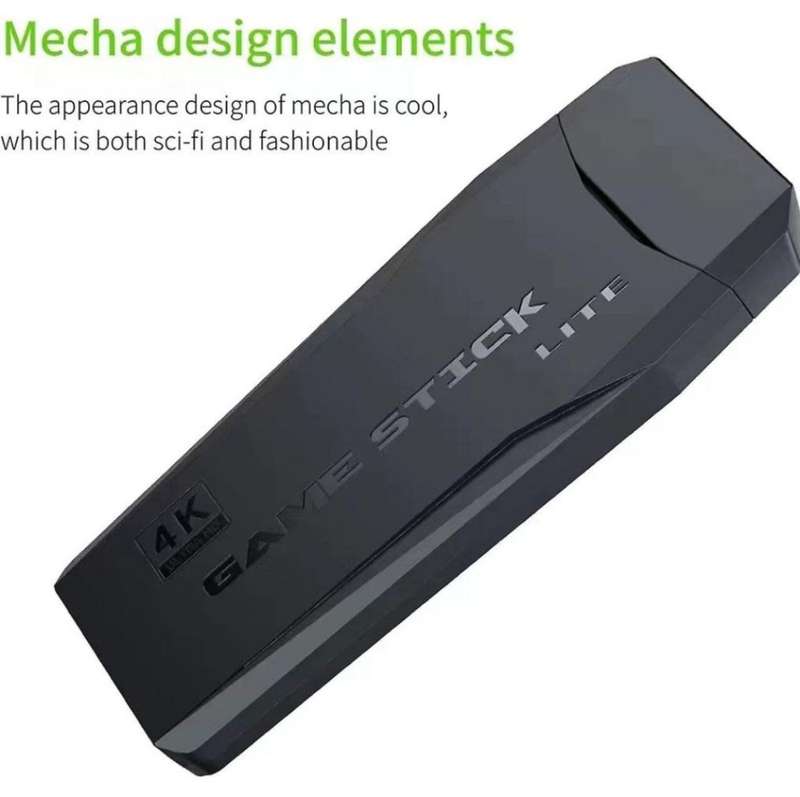 COMBO RETRO ARCADE GAME HDMI GAME STICK WITH BATTERY CHARGER AND 4 AAA BATTERIES. NEW