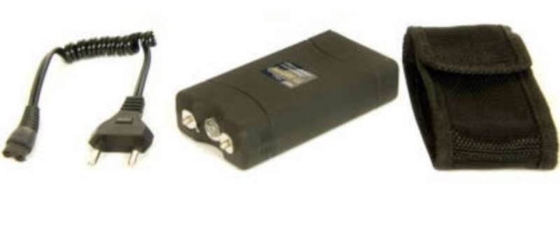Rechargeable Stun Gun With LED Torch