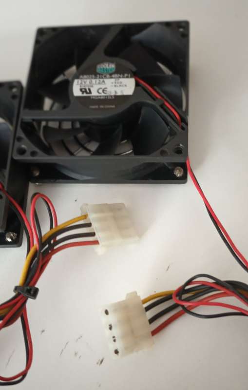 2X Cooler Master Case Fans