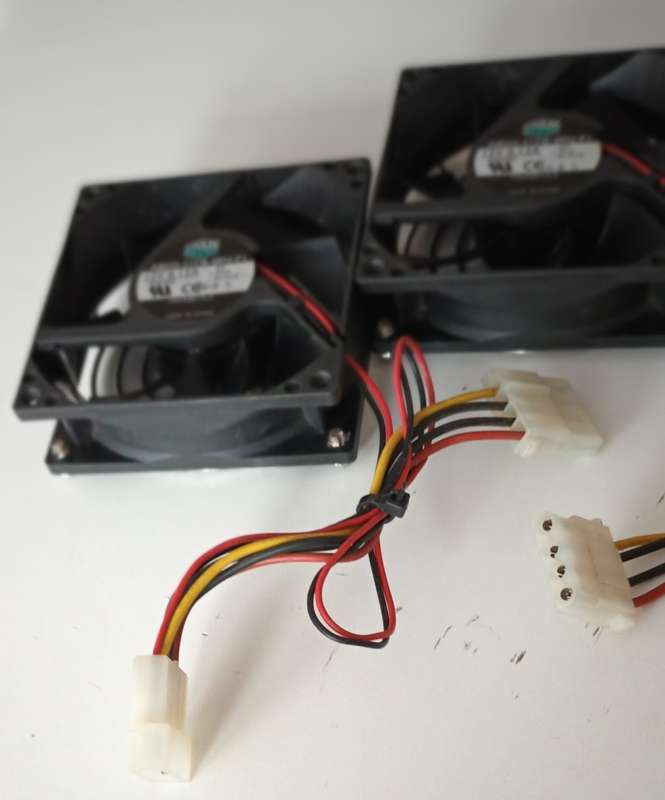 2X Cooler Master Case Fans
