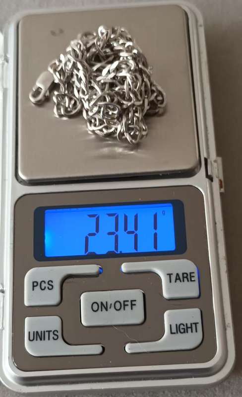 Sterling Silver Heavy Men`s Chain. 5mm. 23.41g. 55.5cm