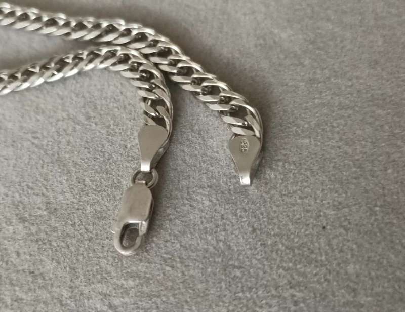 Sterling Silver Heavy Men`s Chain. 5mm. 23.41g. 55.5cm