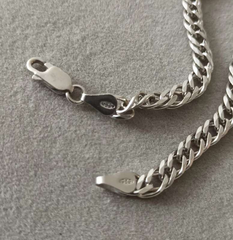 Sterling Silver Heavy Men`s Chain. 5mm. 23.41g. 55.5cm