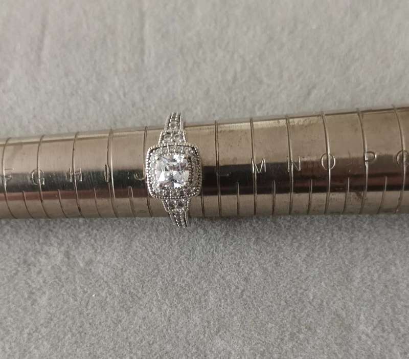 Sterling Silver CHETE Ring. 2.87g. Size K.