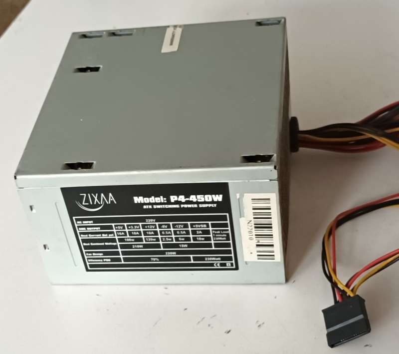 ZIXAA Power Supply. 450W.