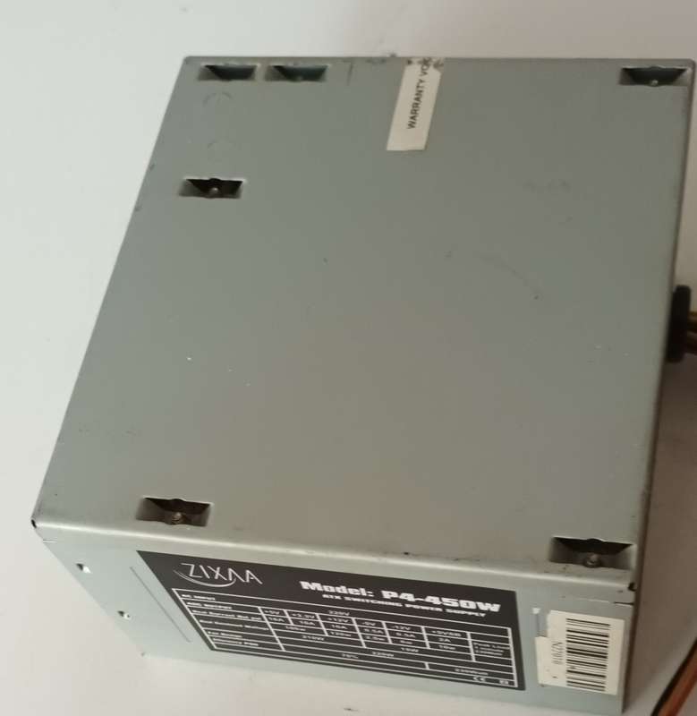 ZIXAA Power Supply. 450W.