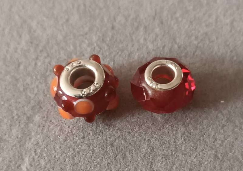 Sterling Silver 925 Troll Beads Pandora compatible. Bid for 2.