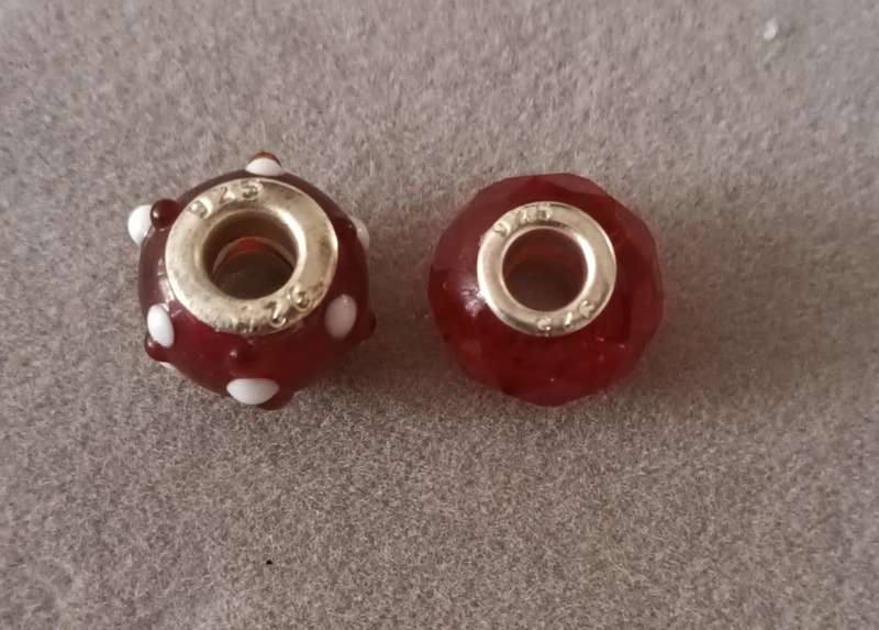Sterling Silver 925 Pandora compatible beads.