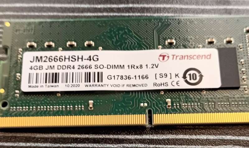 Transcend 4GB DDR4 Laptop RAM