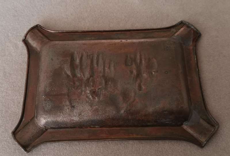 Metal Ashtray. Jan van Riebeeck Landing. 75.1g
