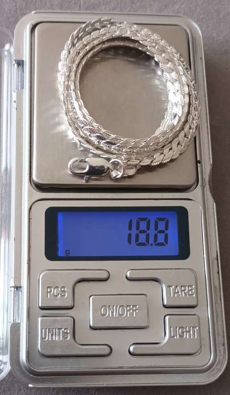 Sterling Silver Men`s Chain. 18.8g. 50cm.