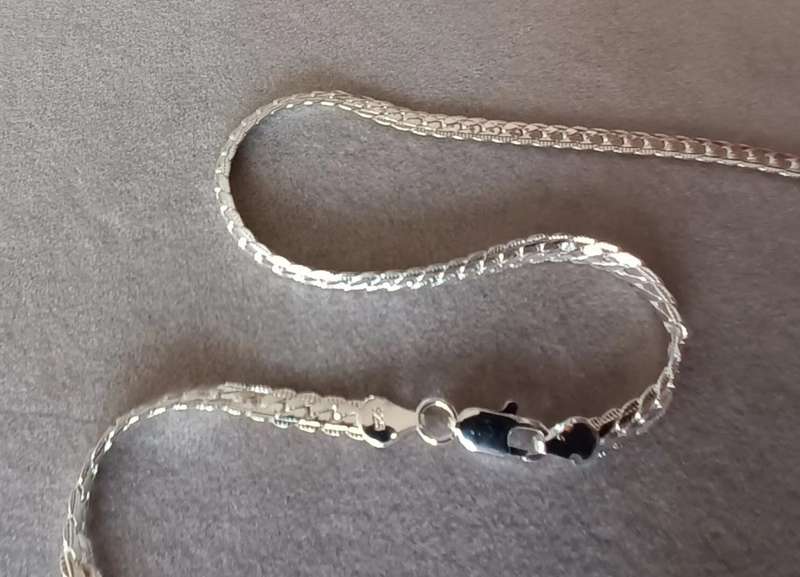 Sterling Silver Men`s Chain. 18.8g. 50cm.