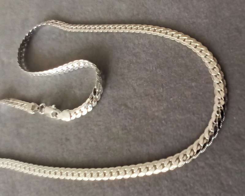 Sterling Silver Men`s Chain. 18.8g. 50cm.