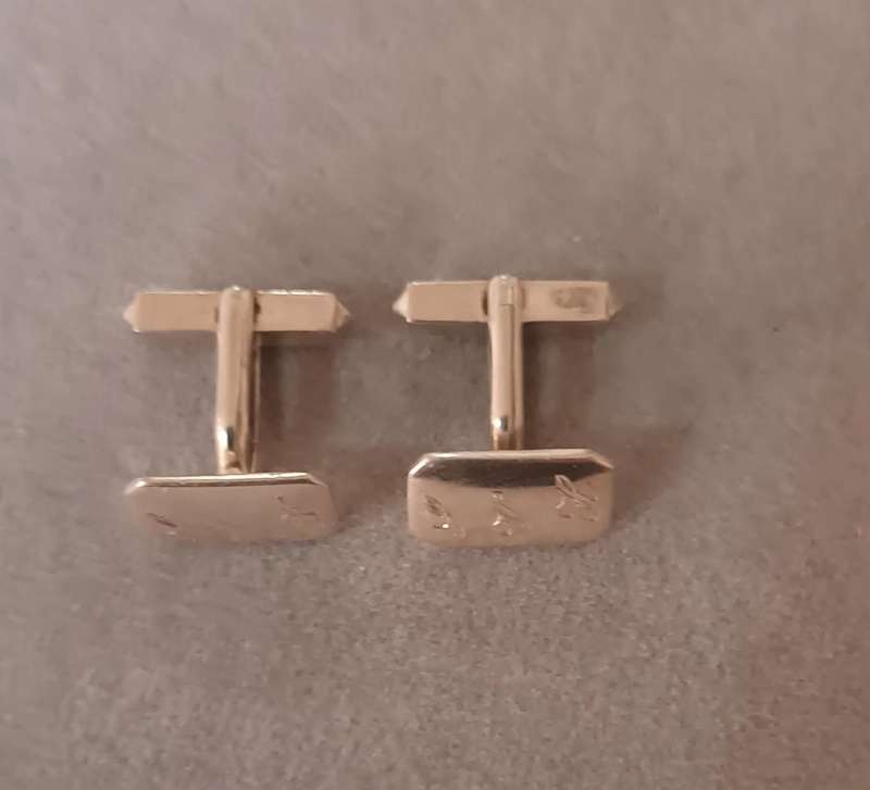Sterling Silver Cufflinks by JAYEM. 7.5g.