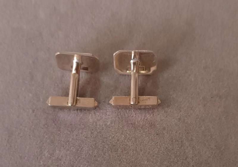Sterling Silver Cufflinks by JAYEM. 7.5g.
