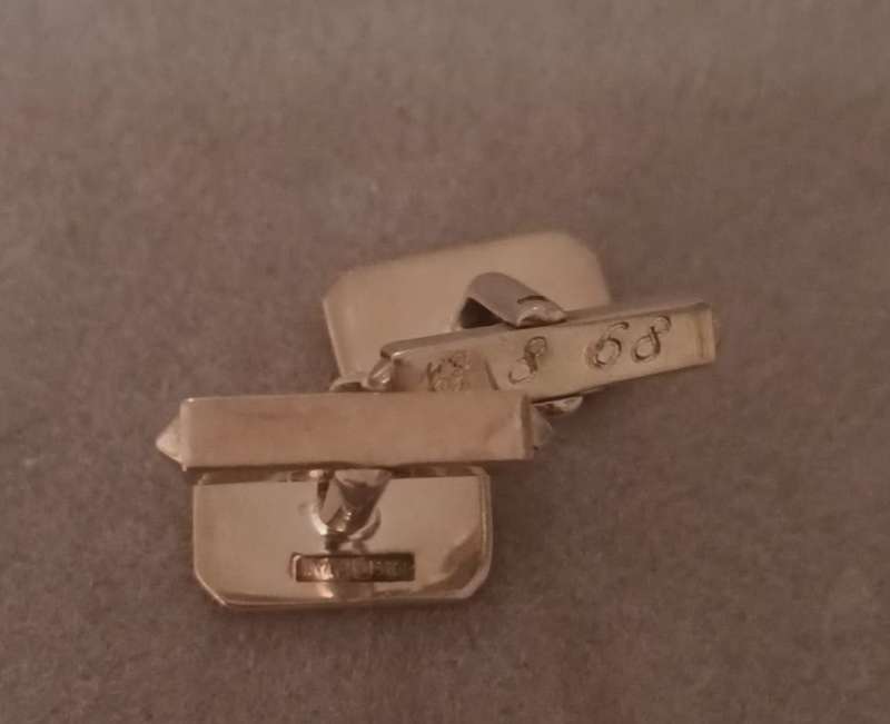 Sterling Silver Cufflinks by JAYEM. 7.5g.