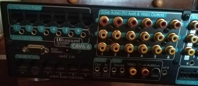 Russound CAV6.6 6-Zone Controller Amplifier