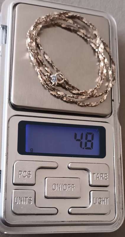 Sterling Silver Extra Long Curb Chain. 4.8g. 60cm.