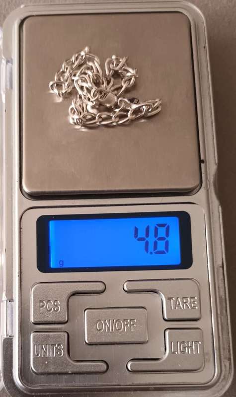 Sterling Silver Bracelet. 4.8g. 19cm.