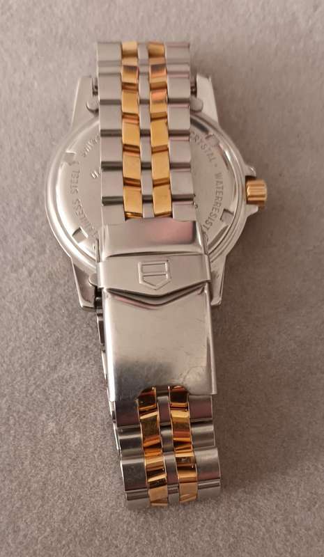 TAG Heuer 1500 Granite Dial 18k Gold Plated - Model WD1221-K-20 with lots of spares.