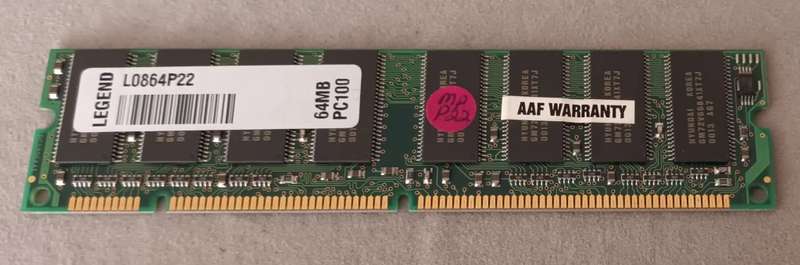 LEGEND 64MB PC100 RAM