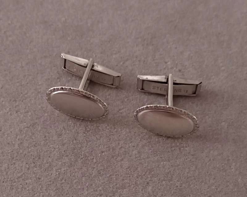 Stunning Sterling Silver Cufflinks.
